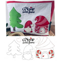 Stickserie - Weihnachtswichtel Appli